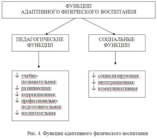 Приоритетные функции адаптивного физического воспитания презентация